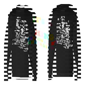 レトロでグルーヴィーなのはカイリーが理解できないもの 長袖Tシャツ - Kawaiitshirt