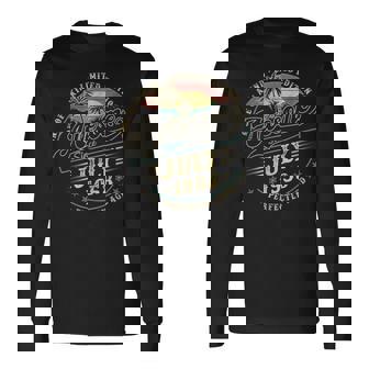 レトロな67歳の男性向け誕生日プレゼント 1958年7月 67歳 長袖Tシャツ - Kawaiitshirt