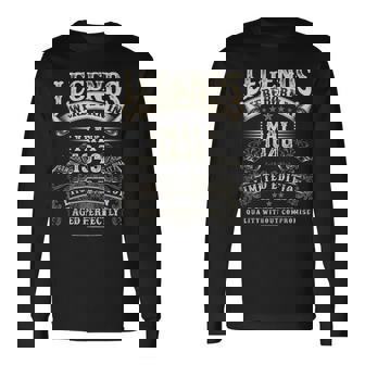 レトロな76歳の男性向け誕生日プレゼント 76歳 1949年5月 長袖Tシャツ - Kawaiitshirt