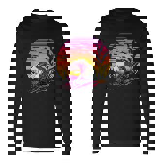 レトロなエステティックフロッグ 長袖Tシャツ - Kawaiitshirt