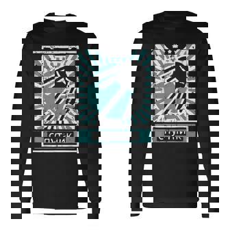 レトロソビエトプロパガンダスプートニクソ連ロシア語 長袖Tシャツ - Kawaiitshirt