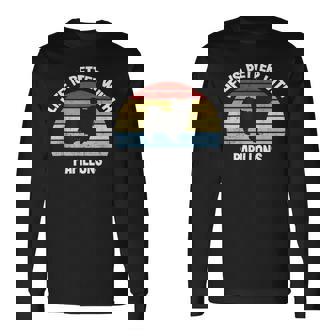 レトロパピヨン 犬 ギフト 長袖Tシャツ - Kawaiitshirt