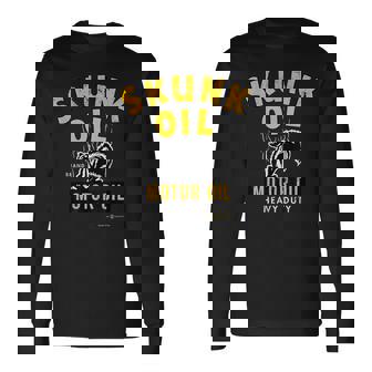 レトロヴィンテージ スカンクオイル モーターオイル 長袖Tシャツ - Kawaiitshirt