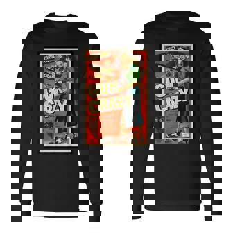 レトロヴィンテージガンクレイジーキル クレイジースリル クレイジー映画 長袖Tシャツ - Kawaiitshirt