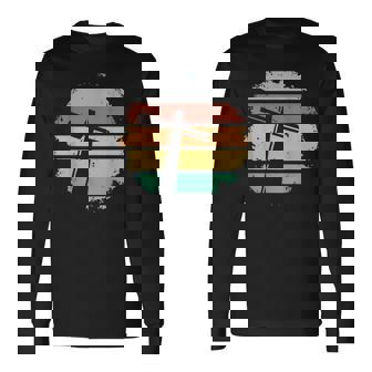 レトロ・ヴィンテージ・クロスデザイン・ジーザス 長袖Tシャツ - Kawaiitshirt