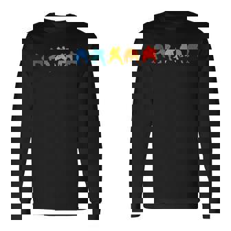 レトロ相撲ファイターズ 長袖Tシャツ - Kawaiitshirt