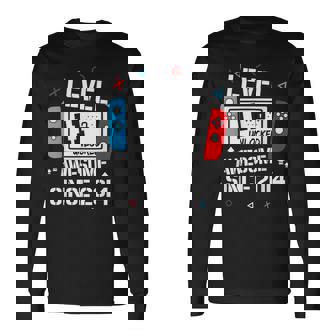 レベル 11 アンロック 素晴らしい 2014 11歳の誕生日 男の子 ビデオゲーム 長袖Tシャツ - Kawaiitshirt