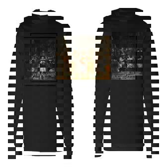 レンブラント、ナイトウォッチ 長袖Tシャツ - Kawaiitshirt