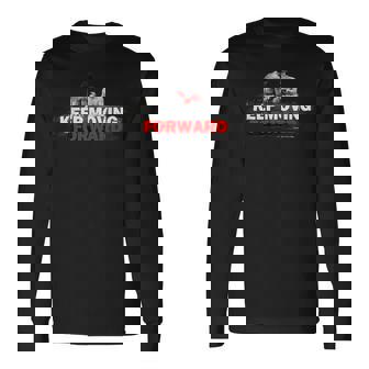 ロッキーは前に進み続けろ 長袖Tシャツ - Kawaiitshirt