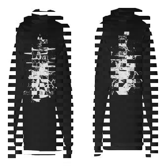 ロックスター ドラマー 猫 ドラム演奏 ミュージシャン バンド 音楽好き 長袖Tシャツ - Kawaiitshirt