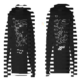 ロディ（コミックアートwh） 長袖Tシャツ - Kawaiitshirt