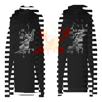 ロブスター 甲殻類 大型カニ ロブスター スイートロブスター 長袖Tシャツ - Kawaiitshirt