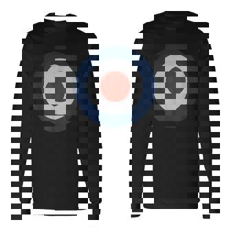 ロンドン イギリス ロック パンク モッズ ターゲット メンズ ミリタリー 空軍 かっこいい アーミー Army Uk 長袖Tシャツ - Kawaiitshirt