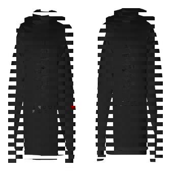 ロンドン ヴィンテージ スカイライン イギリス イギリス I Love London 長袖Tシャツ - Kawaiitshirt