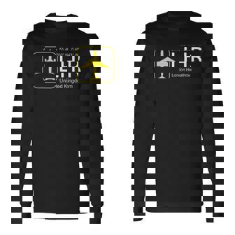 ロンドンヒースロー国際空港 長袖Tシャツ - Kawaiitshirt