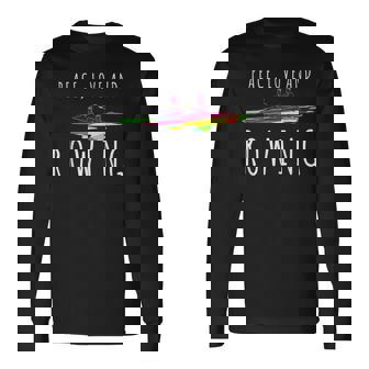 ローイング カヌー ローイング スポーツ カヤック ローイング 長袖Tシャツ - Kawaiitshirt