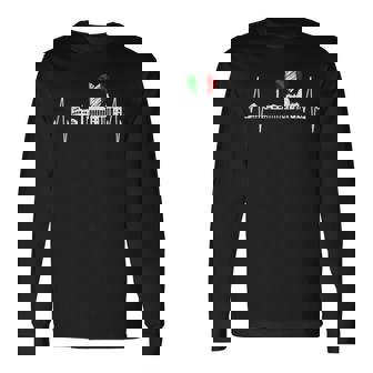 ローマ・コロッセオ・ハートビート・ローマ・スカイライン・ローマ・イタリア・イタリア 長袖Tシャツ - Kawaiitshirt