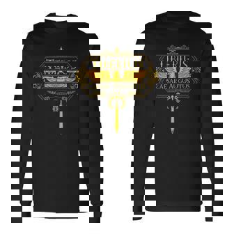 ローマ帝国の皇帝 ティベリウス 長袖Tシャツ - Kawaiitshirt