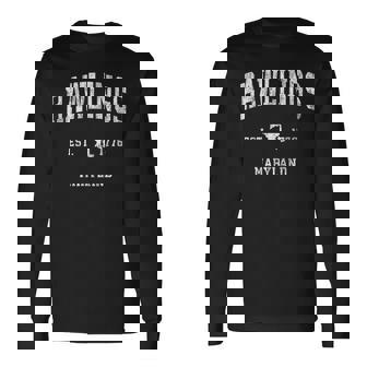 ローリングス メリーランド Md ヴィンテージ アスレチック スポーツデザイン 長袖Tシャツ - Kawaiitshirt