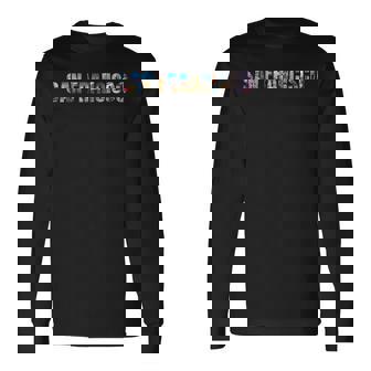 ワールドトラベラー ランドマーク アメリカ カリフォルニア サンフランシスコ 長袖Tシャツ - Kawaiitshirt