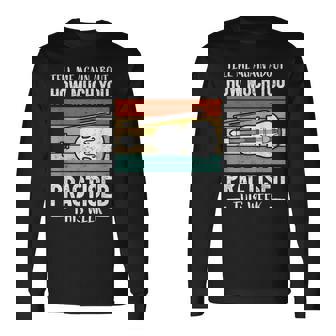 ヴァイオリンプレーヤーヴァイオリン 長袖Tシャツ - Kawaiitshirt