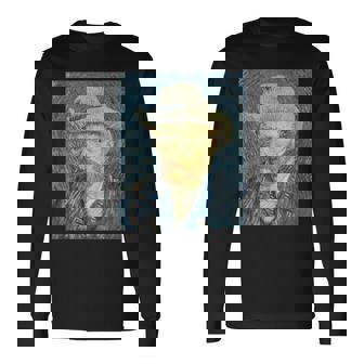 ヴァンゴッホ自画像＃3芸術家のための芸術 長袖Tシャツ - Kawaiitshirt