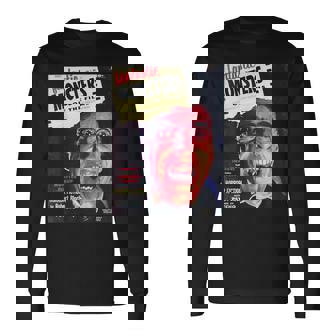 ヴァンパイア ハロウィン ホラー ヴィンテージ ドラキュラ コミックブック レトロ 長袖Tシャツ - Kawaiitshirt