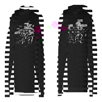 ヴィンテージ 1950 ピンクローズ 75歳 75歳 誕生日 母の日 長袖Tシャツ - Kawaiitshirt