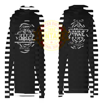 ヴィンテージ 1982 メンズ 限定版 Bday 1982 誕生日 長袖Tシャツ - Kawaiitshirt