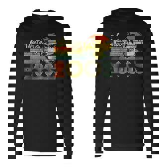 ヴィンテージ 2005 Born In 2005 20歳の誕生日プレゼント 20歳 長袖Tシャツ - Kawaiitshirt