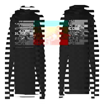 ヴィンテージ Eatleep Repeatiper 長袖Tシャツ - Kawaiitshirt