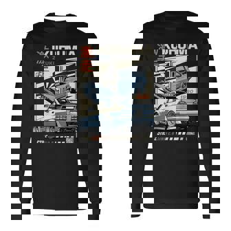 ヴィンテージ Kuruma 日本jdm 東京 日本 ドリフト レースカー 長袖Tシャツ - Kawaiitshirt