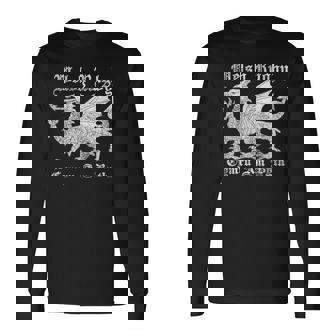 ヴィンテージ ウェールズ ラグビー シャツ ギフト 長袖Tシャツ - Kawaiitshirt