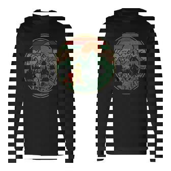 ヴィンテージ キャンプ I Hate People 面白いキャンプギフト 長袖Tシャツ - Kawaiitshirt