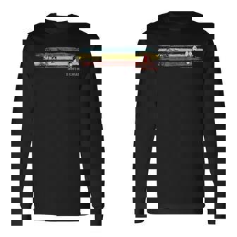 ヴィンテージ サンタクルーズ レトロ サーファー ビーチ サンタクルーズ カリフォルニア 長袖Tシャツ - Kawaiitshirt