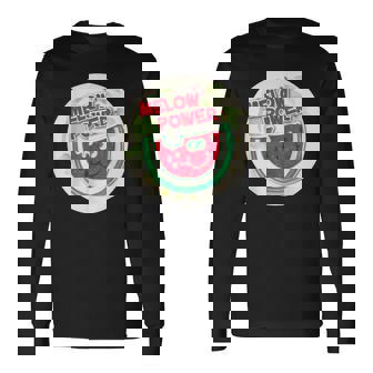 ヴィンテージ スクラッチ&スニフ ステッカー スイカ、メロンパワー 長袖Tシャツ - Kawaiitshirt