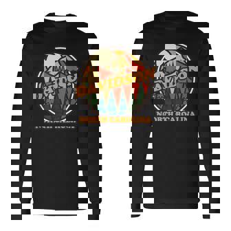 ヴィンテージ ハーレーダビッドソン ノースカロライナマウンテン ハイキングプリント 長袖Tシャツ - Kawaiitshirt