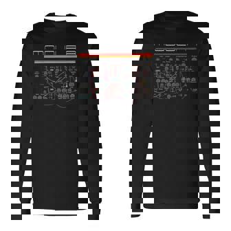 ヴィンテージ モジュラー シンセサイザー アナログ オーディオ エンジニア シンセ オタク 長袖Tシャツ - Kawaiitshirt