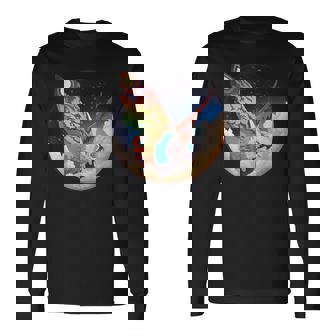 ヴィンテージ モスラ-モスラ怪獣怪獣 長袖Tシャツ - Kawaiitshirt