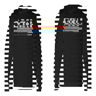 ヴィンテージ レトロ 70年代80年代スタイル オニールの故郷、ネバ州 長袖Tシャツ - Kawaiitshirt