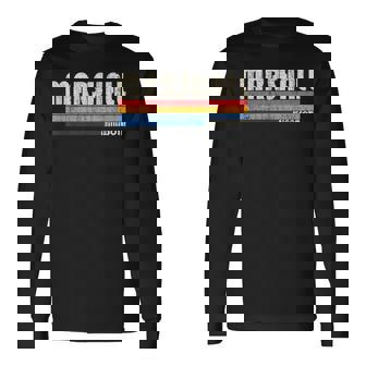 ヴィンテージ レトロ 70年代80年代スタイル マーシャルの故郷、ミネソタ州 長袖Tシャツ - Kawaiitshirt