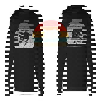 ヴィンテージ レトロ カブトムシ 昆虫 長袖Tシャツ - Kawaiitshirt