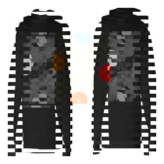 ヴィンテージ レトロレコード レコード モダンアート 長袖Tシャツ - Kawaiitshirt