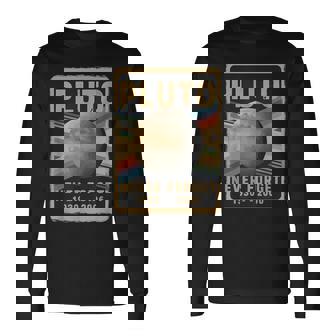 ヴィンテージ 冥王星 Never Forget 2006 天文学 天体物理学 面白い 長袖Tシャツ - Kawaiitshirt