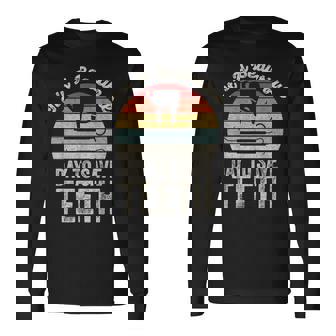 ヴィンテージ 歯医者 歯医者 美人の日 長袖Tシャツ - Kawaiitshirt