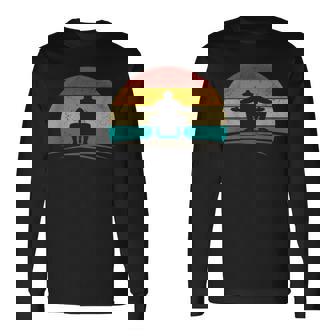 ヴィンテージ 相撲 レスラー レトロ 70年代 アンティーク調 相撲愛好家 長袖Tシャツ - Kawaiitshirt