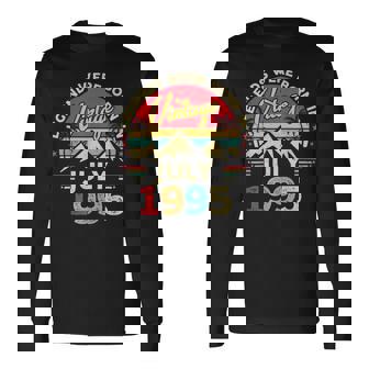 ヴィンテージ30歳の誕生日レジェンドは1995年7月に誕生しました。 長袖Tシャツ - Kawaiitshirt