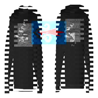 ヴィンテージアイヌ国旗。 長袖Tシャツ - Kawaiitshirt