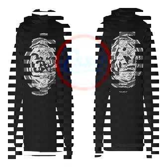 ヴィンテージカーessoガソリンスタンドメンズとレディース。 長袖Tシャツ - Kawaiitshirt