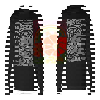 ヴィンテージフラワーレトロルックナチュラルヒッピーバイブ。 長袖Tシャツ - Kawaiitshirt